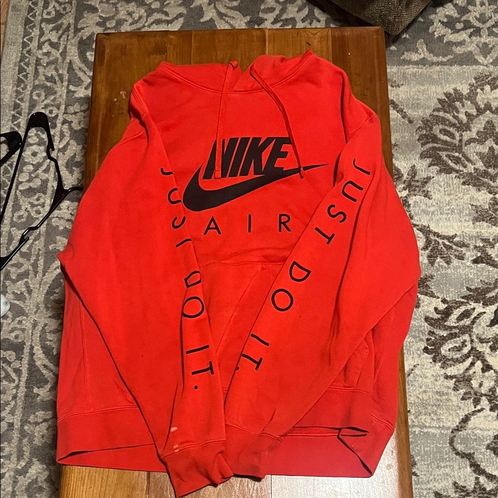Nike Air Men's Red Just Do It Hoodie